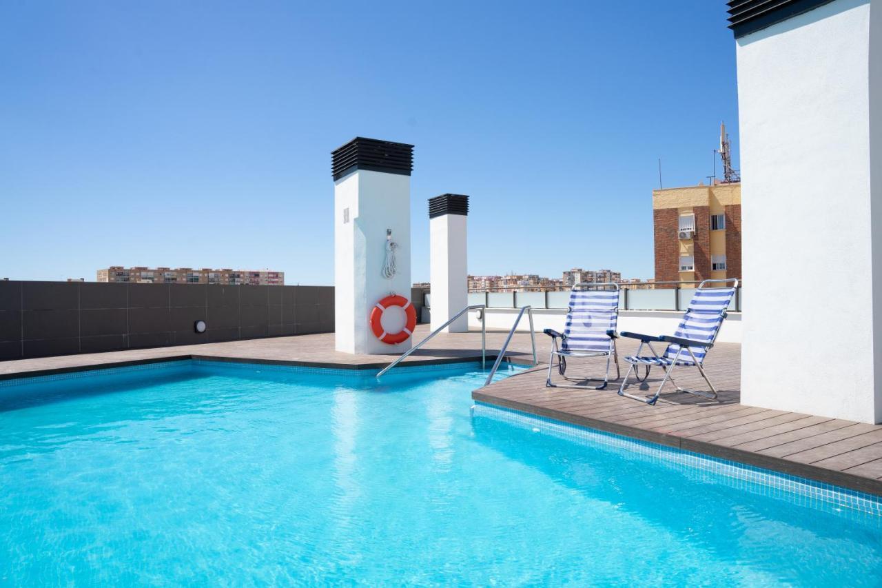 Central Premium Pool Terrace New Málaga Esterno foto